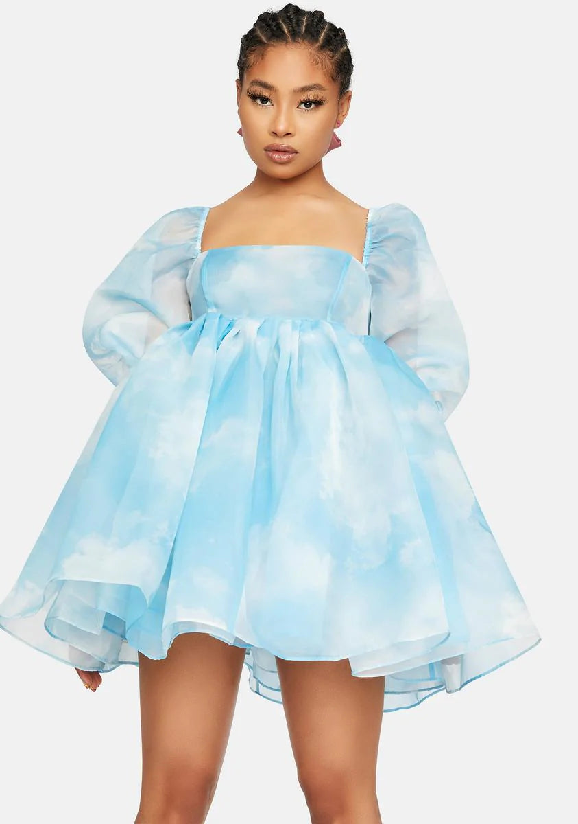 Head in the Clouds Puff Dress 5X