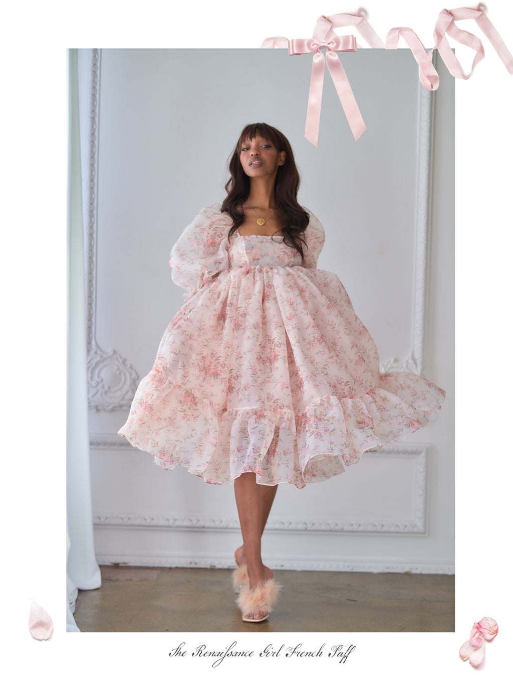 The Renaissance Girl French Puff Dress 6X