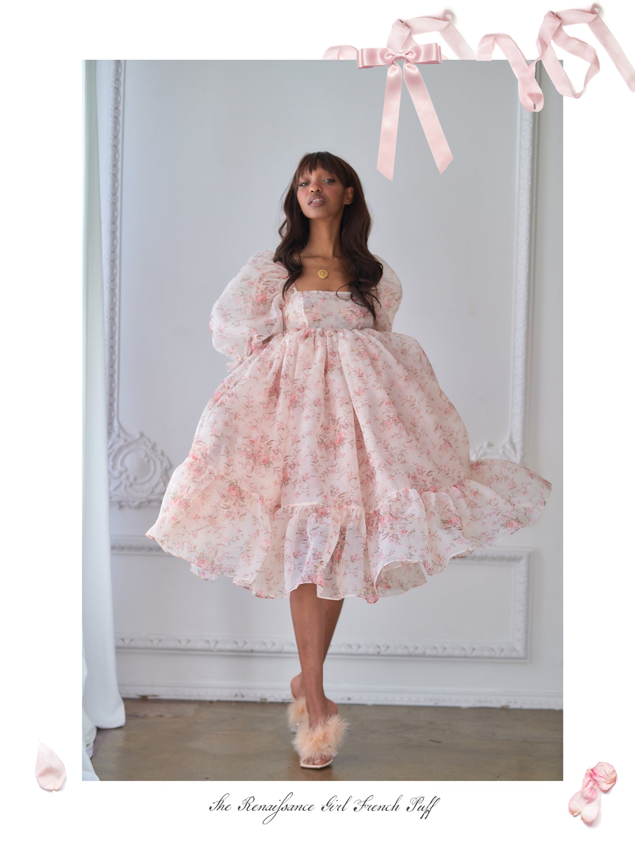 The Renaissance Girl French Puff Dress 6X