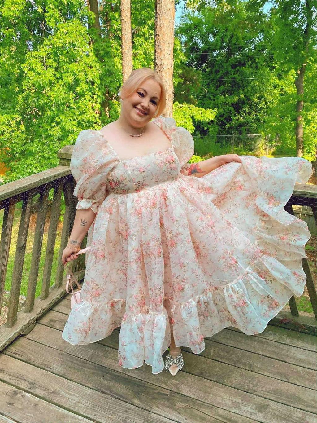 The Renaissance Girl French Puff Dress 6X